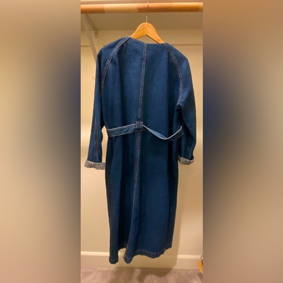 Denim long coat - Picture 4 of 4